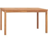 Table à dîner de jardin 140x80x77 cm Bois de teck solide
