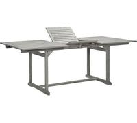 Table à dîner de jardin (150-200)x100x75cm Bois d'acacia massif