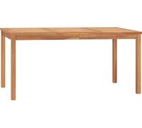 Table à dîner de jardin 160x80x77 cm Bois de teck solide