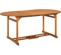 Table à dîner de jardin 180x90x75 cm Bois d'acacia solide