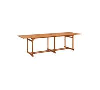 vidaXL Table de jardin à manger 280x90x75 cm en bois massif d'acacia