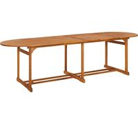 Table à dîner de jardin 280x90x75 cm Bois d'acacia massif