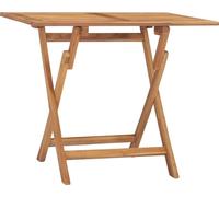 Table à dîner pliable de jardin 90x60x75 cm Bois de teck solide
