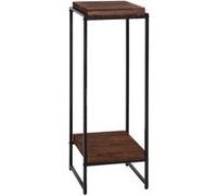 Table à fleurs MENDLER HWC-K71 MVG-certifié MDF métal brun foncé, 101cm Brun foncé G