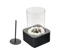 Table à gaz d'extérieur - Mini chauffage avec fonctionnement au propane pour camping et jardin, point de flamme portable comme source de chaleur et lumière d'ambiance pour l'extérieur - Pour terrasse