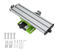 Table à glissière pour perceuse d'établi,Table à glissière transversale,Mini-établi, Table de travail multifonction,Table de fraisage multifonction,Mini table à glissière pour perceuse d'établi