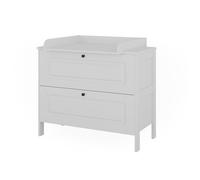 Table à langer Vitalispa Ajaton Blanc 108x98cm avec 2 tiroirs, Model 50177