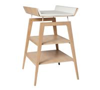 Table à langer avec matelas Linea bois de chêne
