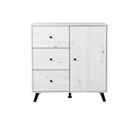 Table à langer Lavea 35 Wiko White Chêne