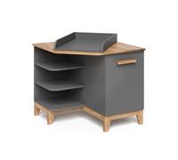 Table à langer Vitalispa Malia Gris/Artisan 85x85.2cm avec porte, Model 58362