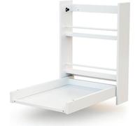 Table à Langer Murale, 56 x 77,5 x 78 cm, Pliable, WEBABY ESSENTIEL, Blanc