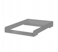 Table à langer pour commode et lit bébé 70 x 50 cm | Plateau à langer universel gris graphite | Table à langer peu encombrante pour chambre de bébé