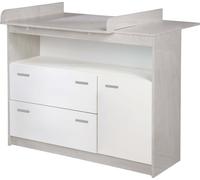 Table à langer roba « Julia », avec plan à langer amovible, large, 2 tiroirs, hauteur du plan à langer 90,5 cm