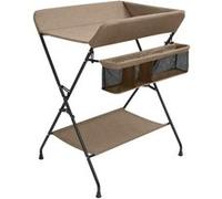 vidaXL Table à langer Taupe – Fer