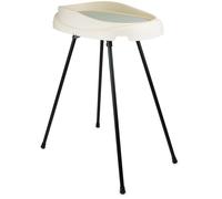 Thermobaby Table à langer VASCO pliable ultra compacte matelas inclus pieds en bois Blanc
