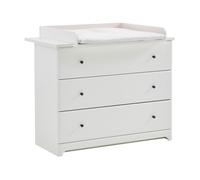 arthur berndt Commode à langer Thilo MDF blanc Self-Soft-Close