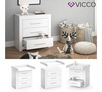 Commode à langer Vicco Miro Blanc 86.6x86.5cm, Model 34136