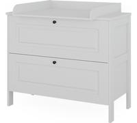 Table à langer Vitalispa Ajaton Blanc 108x98cm avec 2 tiroirs, Model 50177