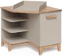 Table à langer Vitalispa Malia Cachemire/Artisan 85x85.2cm avec porte, Model 58363