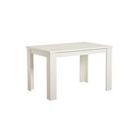 Table à Manger 120x80 cm Blanc 6 Places Extensible