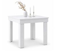 Table à manger 80 x 80 cm blanche