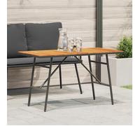 Table à manger - Acacia massif - 110x55x62 cm - Rectangulaire - Style contemporain