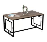 Table à manger - ALIN - Rectangulaire - 4 personnes - 160 x 76 x 90 cm - Noyer / Noir