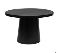 Table à manger ""Boki"" en manguier D120cm noir - Atmosphera Créateur d'intérieur