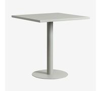 Table à manger carrée en métal (70x70 cm) Mizzi Vert Kaki