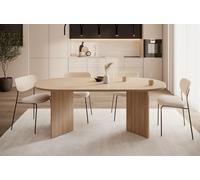 Selsey Table À Manger Ovale 90 x 204 cm, 6-10 Personnes, Chêne Lindberg