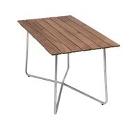 Table à manger de jardin B25A 120 120x70cm teck WxHxD 120x72x70cm