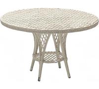 Table à manger de luxe Table moderne grise Table basse design en rotin Terrasse Table d'appoint