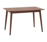 HOMCOM Table de salle à manger table de cuisine design grand plateau 4-6 personnes en bois dim. 120L x 75l x 76H cm