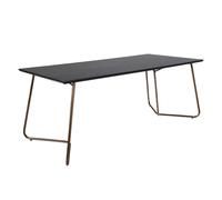 Venture home Table à manger Pippi - Noir et cuivré