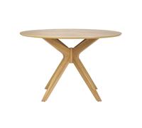 Table à manger design ronde chêne D120 cm DIELLI