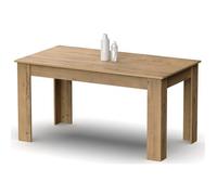 Table à manger en aggloméré et mélamine finition cambrian coloris chêne doré - Longueur 140 x Profondeur 80 x Hauteur 77 cm