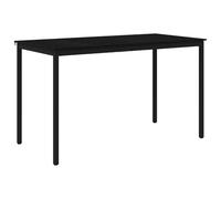 Table à manger en bois à angle droit avec pieds en métal pour cuisine | Forme rectangulaire, cadre stable, surface lisse, facile à nettoyer, montage avec tournevis
