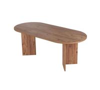 Table à manger en bois ""Sabella"" 200 x 90 x 75 cm - Pin atlantique