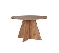 Table à manger en bois ""Virella"" - 120 x 120 x 75 cm - Pin atlantique
