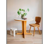 Table à manger en formica et piétement en bois n°1269