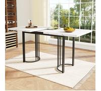 Table à manger extensible (140 - 179,5 × 80cm), table à manger extensible, table à manger de cuisine d'économie d'espace, salle à