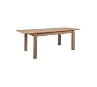 Table à manger extensible 6-10 personnes - Rectangulaire - MDF - Industriel - Bergen - L 160-200 x P 75 x H 90 cm
