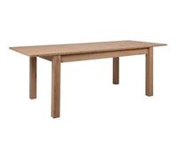 Table à manger extensible 6-10 personnes - Rectangulaire - MDF - Industriel - Bergen - L 160-200 x P 75 x H 90 cm