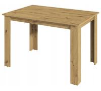 Table à Manger Extensible Chêne artisanal - Résistante aux rayures et à l'humidité - 170 x 80 x 75 cm