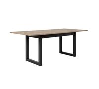 Table à manger extensible - Décor chêne sonoma et anthracite - 160-200 cm - DENVER
