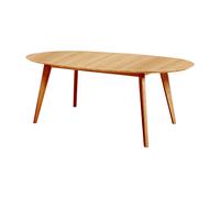 Table à manger extensible DK10 bois massif LxWxH 190x110x72cm