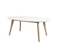 Table à manger extensible DK10 bois massif LxWxH 190x110x72cm