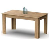Pegane Table à manger extensible - Chêne doré
