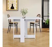 Table à Manger Extensible pour 2-4 personnes, Console Pliable pour petite espace, Modulable et Gain de place, Dimension dépliée 102.5x76x73 cm, pliée 28.1*73.4*76 cm, Deux plateaux rabattables La tabl