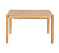 Table à manger extensible rallonges intégrées en bois clair chêne rectangulaire L125-238 cm AGALI